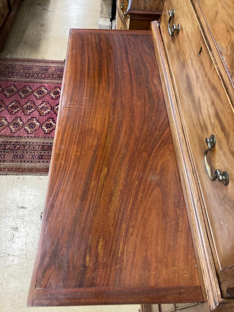A George III mahogany chest on chest